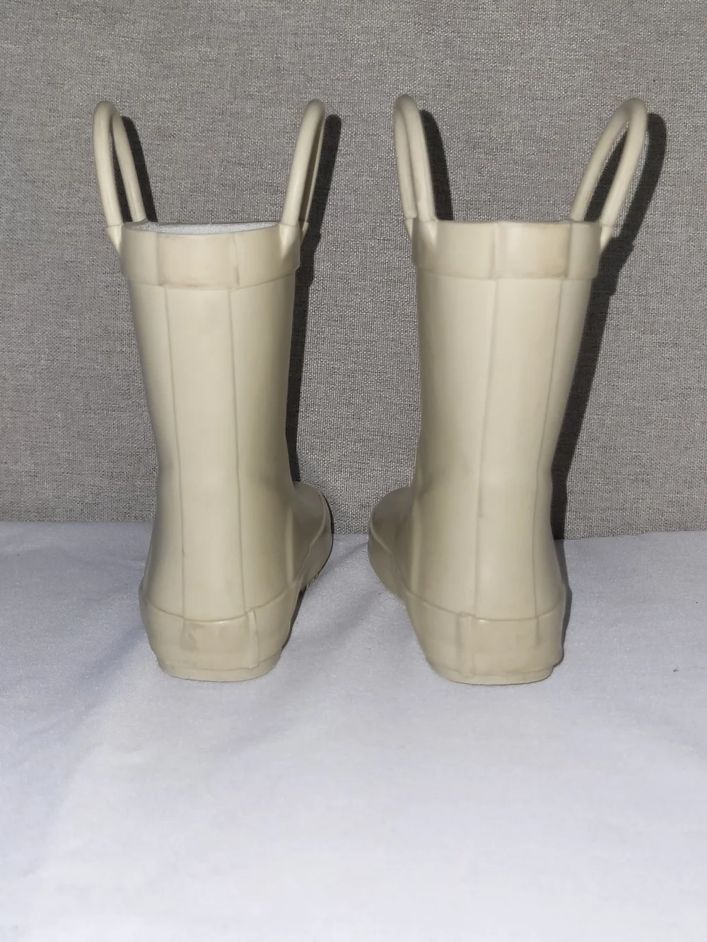 Denver James Forever Young Kids' Cream Waterproof Pull-On Rain Boots